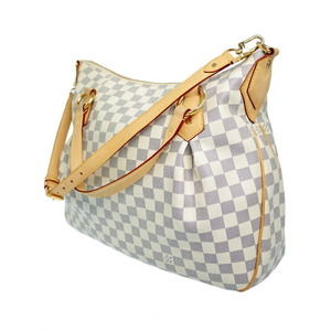 Louis Vuitton Damier Evora Azur GM White Bag